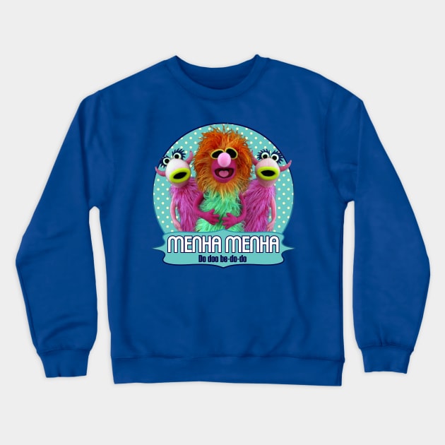 MENHA MENHA or manha manha Crewneck Sweatshirt by INLE Designs